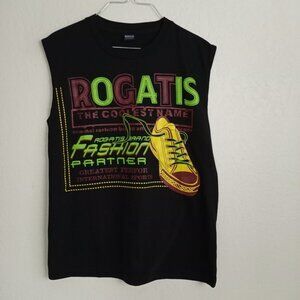 Rogatis M Sleeveless shirt Graphic Shoe Top Sreetwear